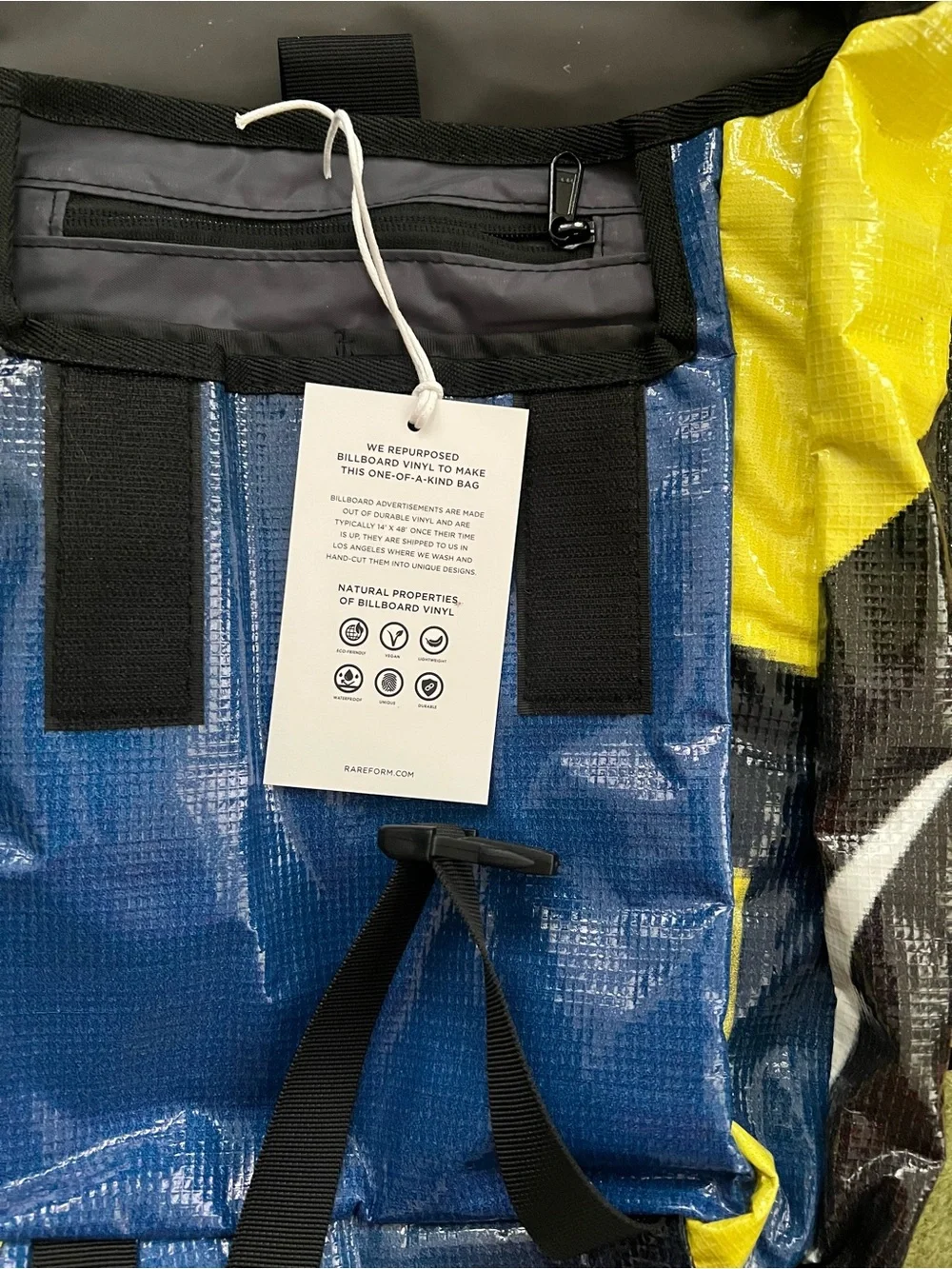 Rareform Yellow & Blue Backpack